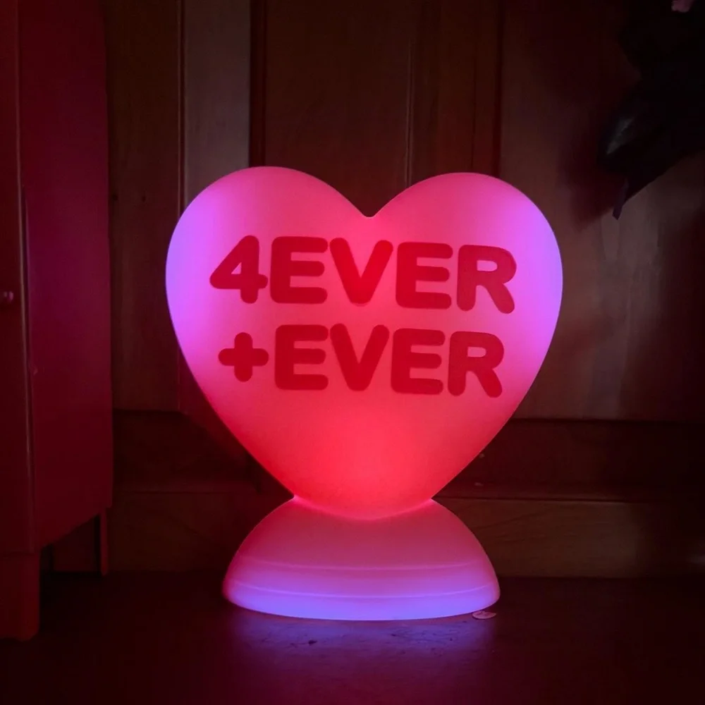 Target Spritz Valentine’s Day Pink Candy Heart Light Up Blow Mold